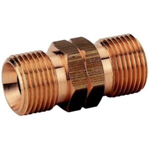 Ansatsnippel 2 x 3/8"V utv