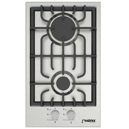 Koketopp 2 bluss med støpejernrist Rustfritt