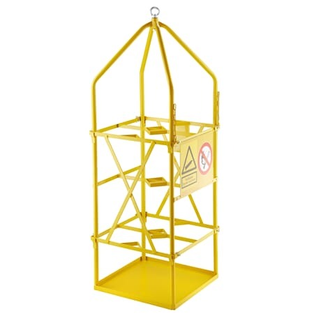 Løftebur for gassflasker