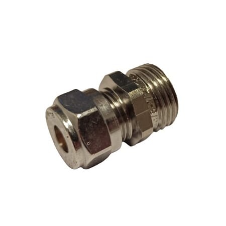 Overgang 8mm rør x 3/8" utv