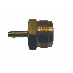 Slangesokkel E400 Utvendig - 6,3mm sokkel